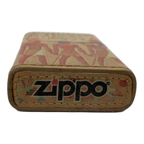 ZIPPO 2003年製 エジプト革巻き