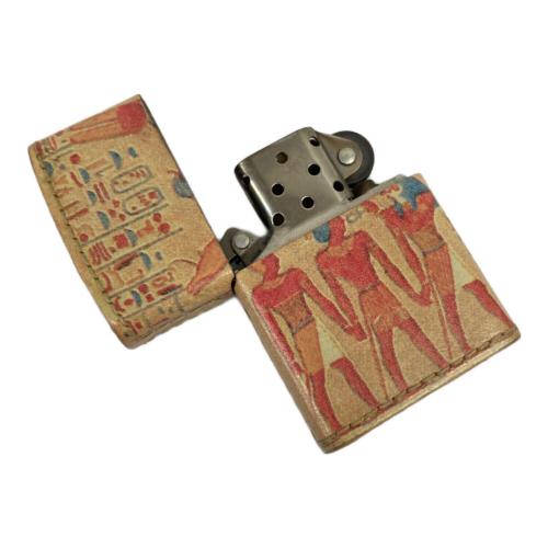 ZIPPO 2003年製 エジプト革巻き