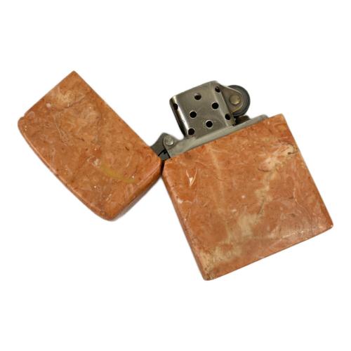 ZIPPO 2001年製 ライトサーモンストーン