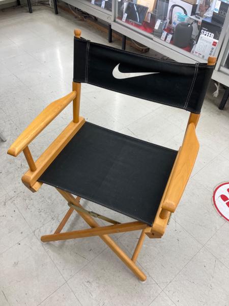 【超希少・非売品】90s NIKE ヴィンテージ ディレクターズチェア イス NIKE (ナイキ) TELESCOPE ディレクターズチェア USA製 ブラック