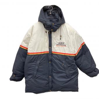 HONDA Racing (ホンダレーシング) ダウンジャケット オンワード梶山 メンズ SIZE O ネイビー×ホワイト