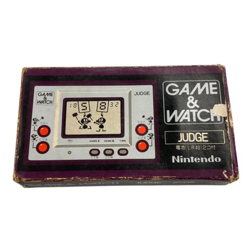 Nintendo (ニンテンドー) 【ジャンク】 ゲーム＆ウォッチ JUDGE IP-05 ※通電・液晶動作しますがボタンは反応しません