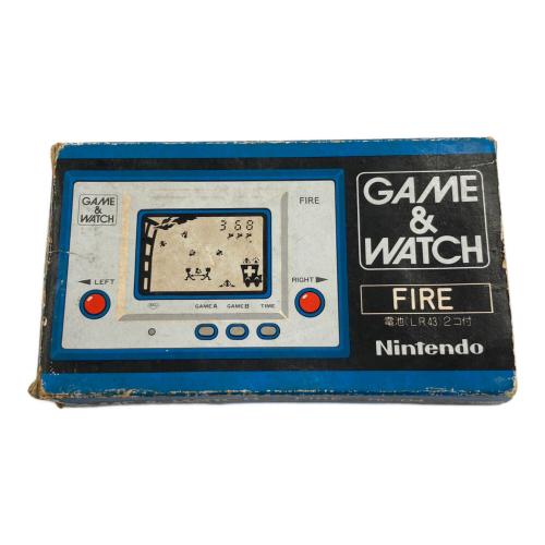 Nintendo (ニンテンドー) ゲーム＆ウォッチ FIRE RC-04 動作・出音確認済み