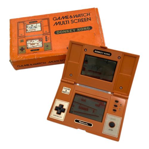 Nintendo (ニンテンドー) DONKEY KONG ゲーム＆ウォッチ マルチスクリーン DK-52 動作・出音確認済み