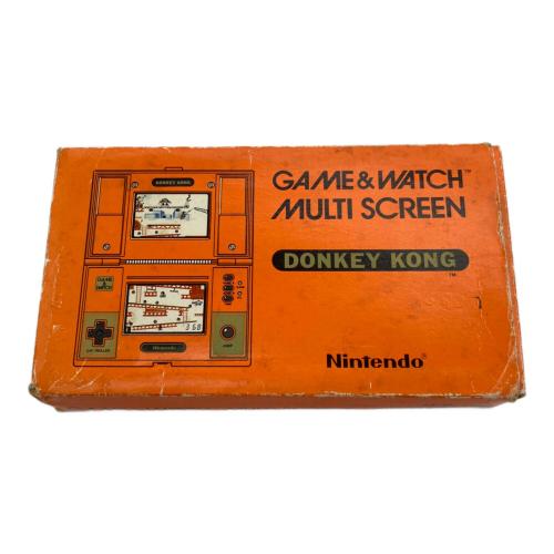 Nintendo (ニンテンドー) DONKEY KONG ゲーム＆ウォッチ マルチスクリーン DK-52 動作・出音確認済み