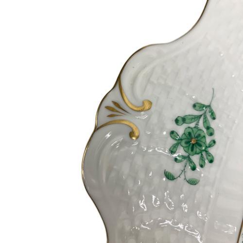 Herend (ヘレンド) スクエアプレート 28cm×25cm アポニーグリーン