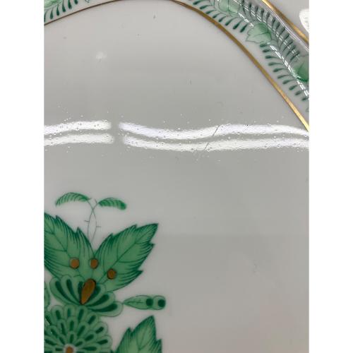 Herend (ヘレンド) スクエアプレート 28cm×25cm アポニーグリーン