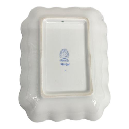 Herend (ヘレンド) プレート トレイ 約18cm×13.5cm アポニーグリーン