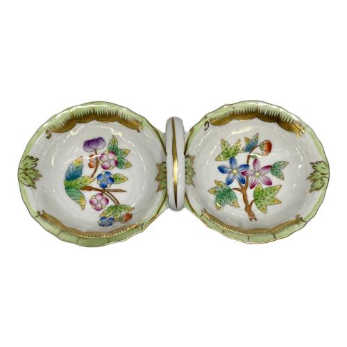 Herend (ヘレンド) ダブルオープンソルト ヴィクトリアブーケ