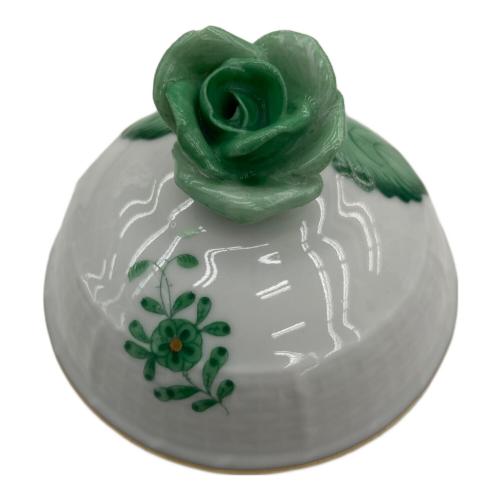 Herend (ヘレンド) コーヒーポット/モカポット ※ローズ部カケ(小)有 アポニーグリーン