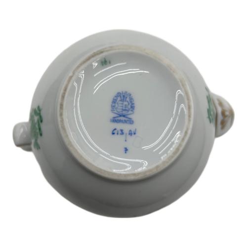 Herend (ヘレンド) コーヒーポット/モカポット ※ローズ部カケ(小)有 アポニーグリーン