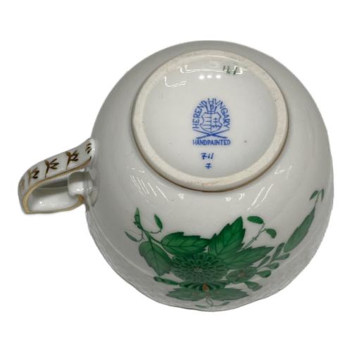 Herend (ヘレンド) カップ&ソーサー アポニーグリーン