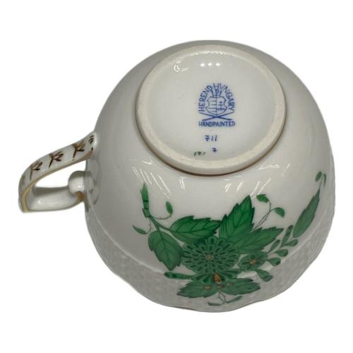 Herend (ヘレンド) カップ&ソーサー アポニーグリーン