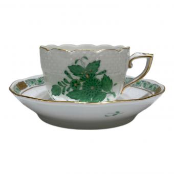 Herend (ヘレンド) カップ&ソーサー アポニーグリーン