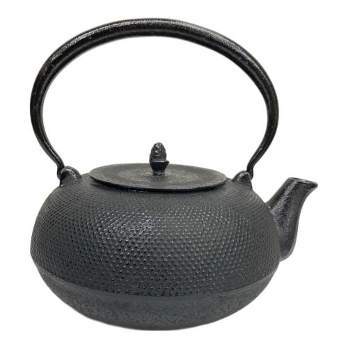 南部鉄器 (ナンブテッキ) 鉄瓶 鍋元