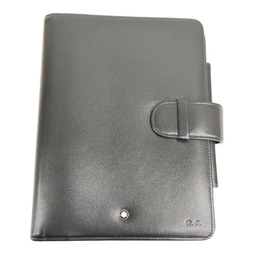 MONTBLANC (モンブラン) 6穴 システム手帳 ブラック マイスターシュテュックオルガナイザー