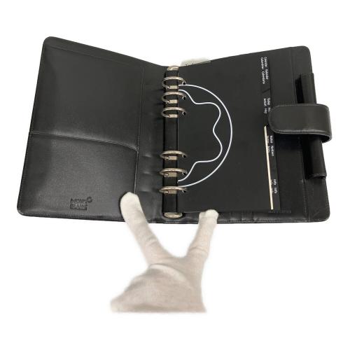 MONTBLANC (モンブラン) 6穴 システム手帳 ブラック マイスターシュテュックオルガナイザー