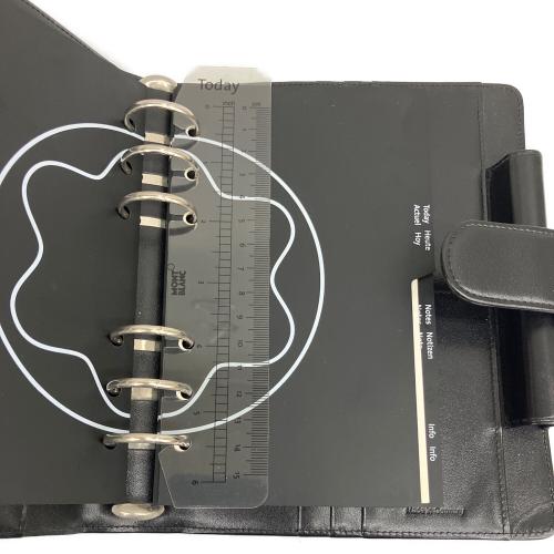 MONTBLANC (モンブラン) 6穴 システム手帳 ブラック マイスターシュテュックオルガナイザー