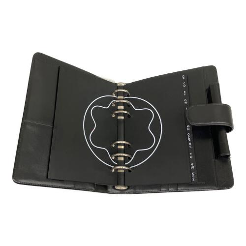 MONTBLANC (モンブラン) 6穴 システム手帳 ブラック マイスターシュテュックオルガナイザー