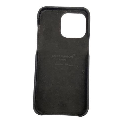 LOUIS VUITTON (ルイ ヴィトン) スマホケース M82888 15 PRO MAX ブラック×ブラウン モノグラム