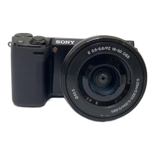 SONY (ソニー) デジタル一眼レフカメラ NEX-5R 画面スレ・ケーブル挿し口カバー欠損 レンズSELP1650