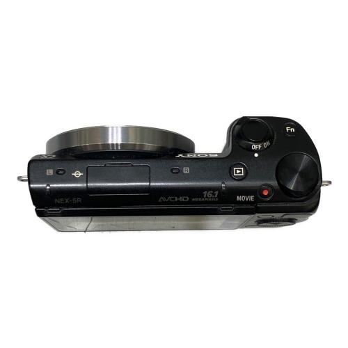 SONY (ソニー) デジタル一眼レフカメラ NEX-5R 画面スレ・ケーブル挿し口カバー欠損 レンズSELP1650