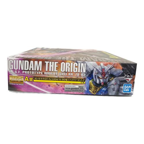 BANDAI (バンダイ) A賞 MG1/100 RX-78-02ガンダム (GUNDAM THE ORIGIN版)[ソリッドクリア/スタンダード] ガンプラ 一番くじ