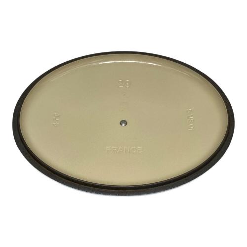 LE CREUSET (ルクルーゼ) 両手鍋 27cm ブルー ココット・オーバル