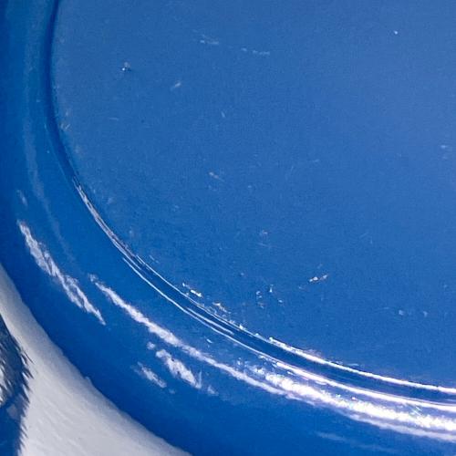 LE CREUSET (ルクルーゼ) 両手鍋 27cm ブルー ココット・オーバル