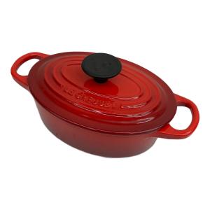 LE CREUSET (ルクルーゼ) 両手鍋 17cm レッド ココット・オーバル