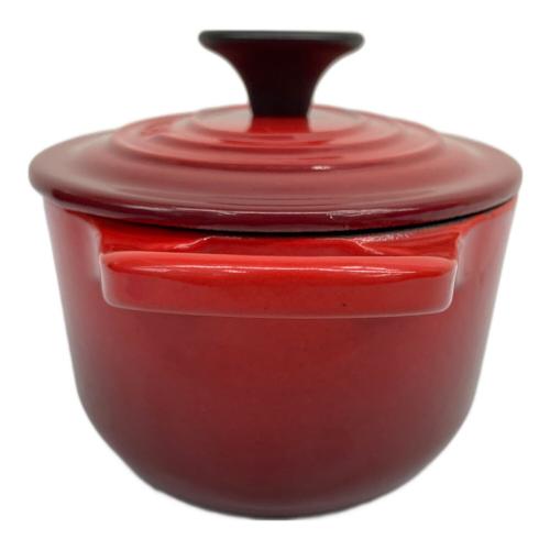 LE CREUSET (ルクルーゼ) 両手鍋 17cm レッド ココット・オーバル