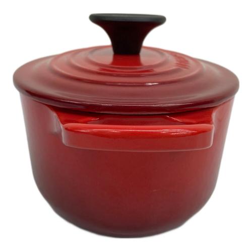 LE CREUSET (ルクルーゼ) 両手鍋 17cm レッド ココット・オーバル