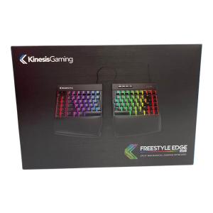 KINESIS (キネシス) Freestyle Edge RGB ゲーミングキーボード KB975-RED 箱ヤブレ有