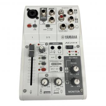 YAMAHA (ヤマハ) ライブストリーミングミキサー AG03MK2 本体のみ