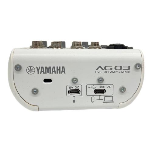 YAMAHA (ヤマハ) ライブストリーミングミキサー AG03MK2 本体のみ