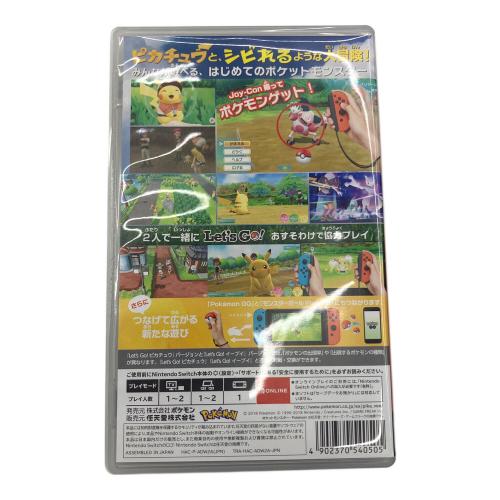 任天堂 (ニンテンドウ) ポケットモンスター Let's Go! ピカチュウ Nintendo Switch用ソフト CERO A (全年齢対象)
