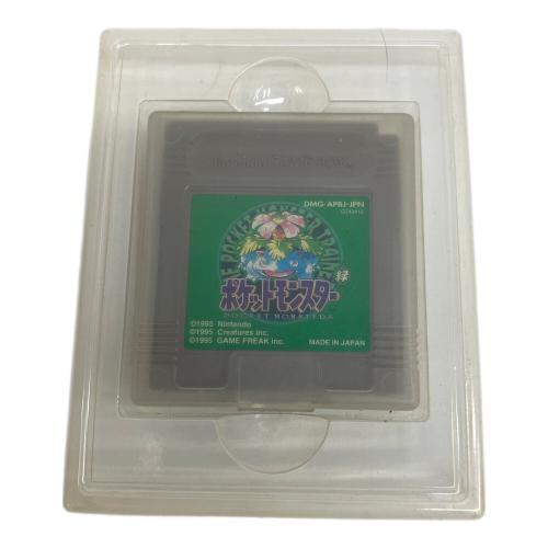 Nintendo (ニンテンドー) ポケットモンスター緑 ゲームボーイ用ソフト 00A -