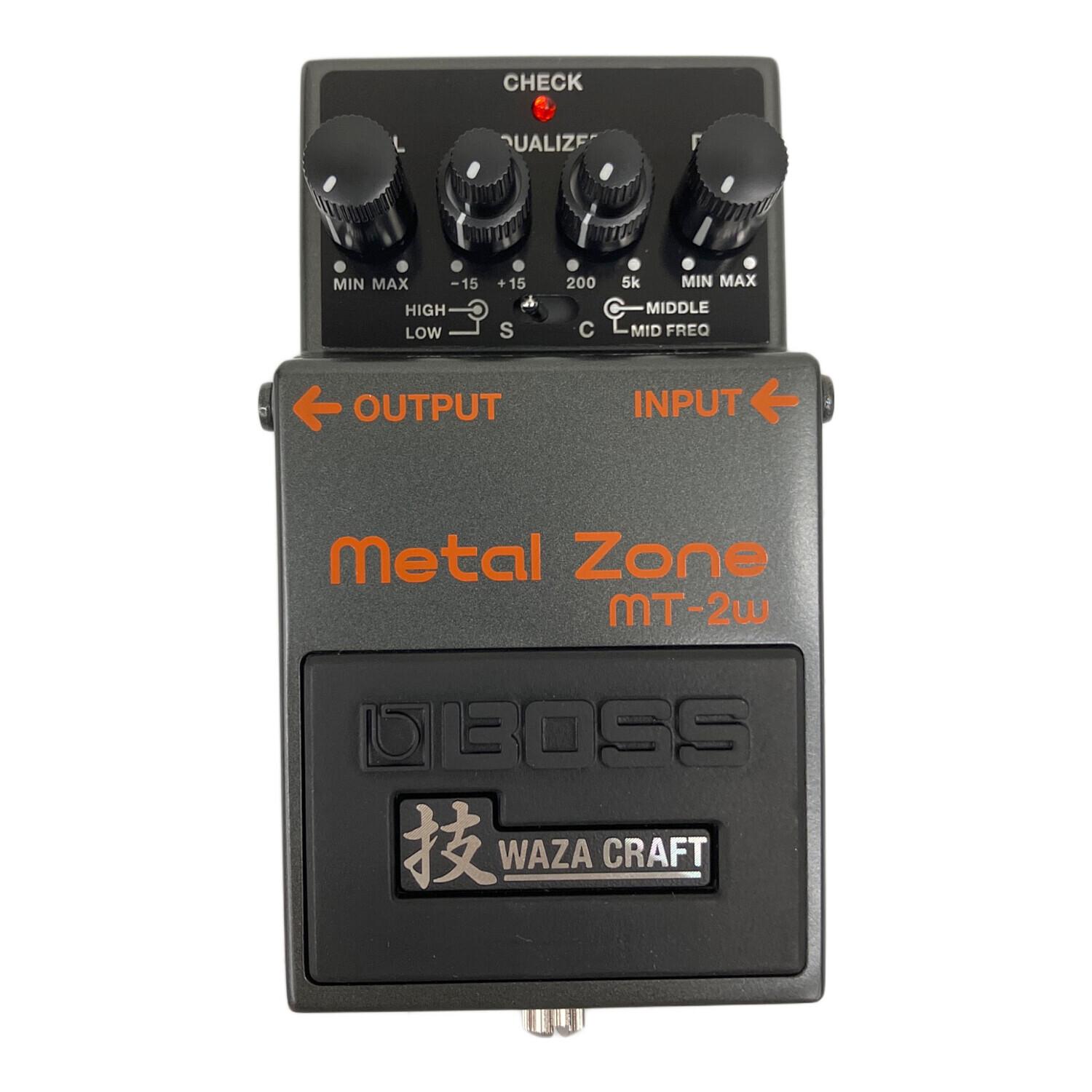 BOSS (ボス) エフェクター mt-2w wazacraft metal Zone｜トレファクONLINE