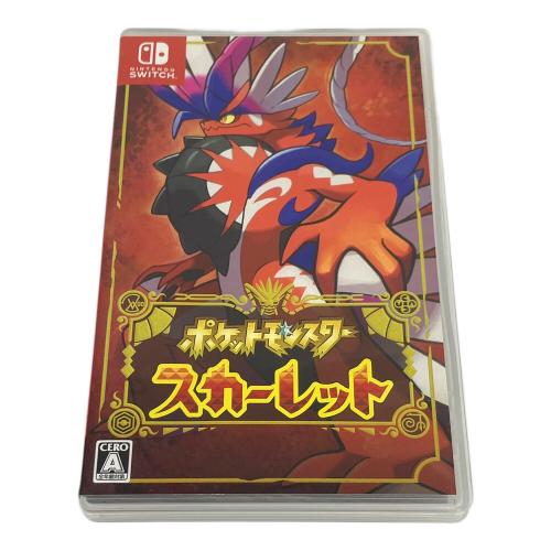 任天堂 (ニンテンドウ) ポケットモンスター スカーレット Nintendo Switch用ソフト CERO A (全年齢対象)