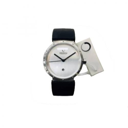 OBAKU 腕時計 シルバー V118LCCXBV クォーツ ラバー