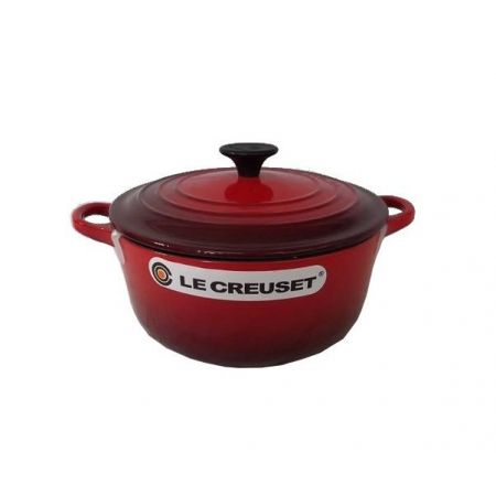 LE CREUSET 両手鍋 レッド 未使用品