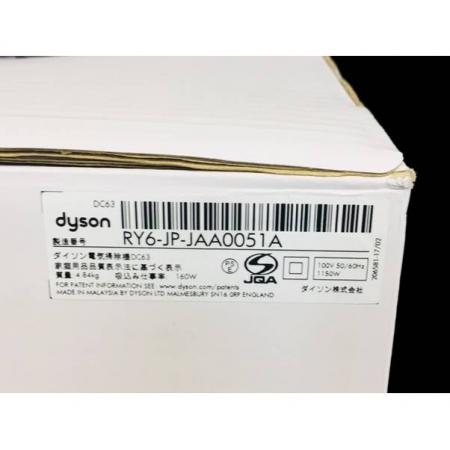 dyson サイクロンクリーナー 未使用品 サイクロン式 DC63 取扱説明書 程度S(未使用品) 50Hz／60Hz ballturbinehead