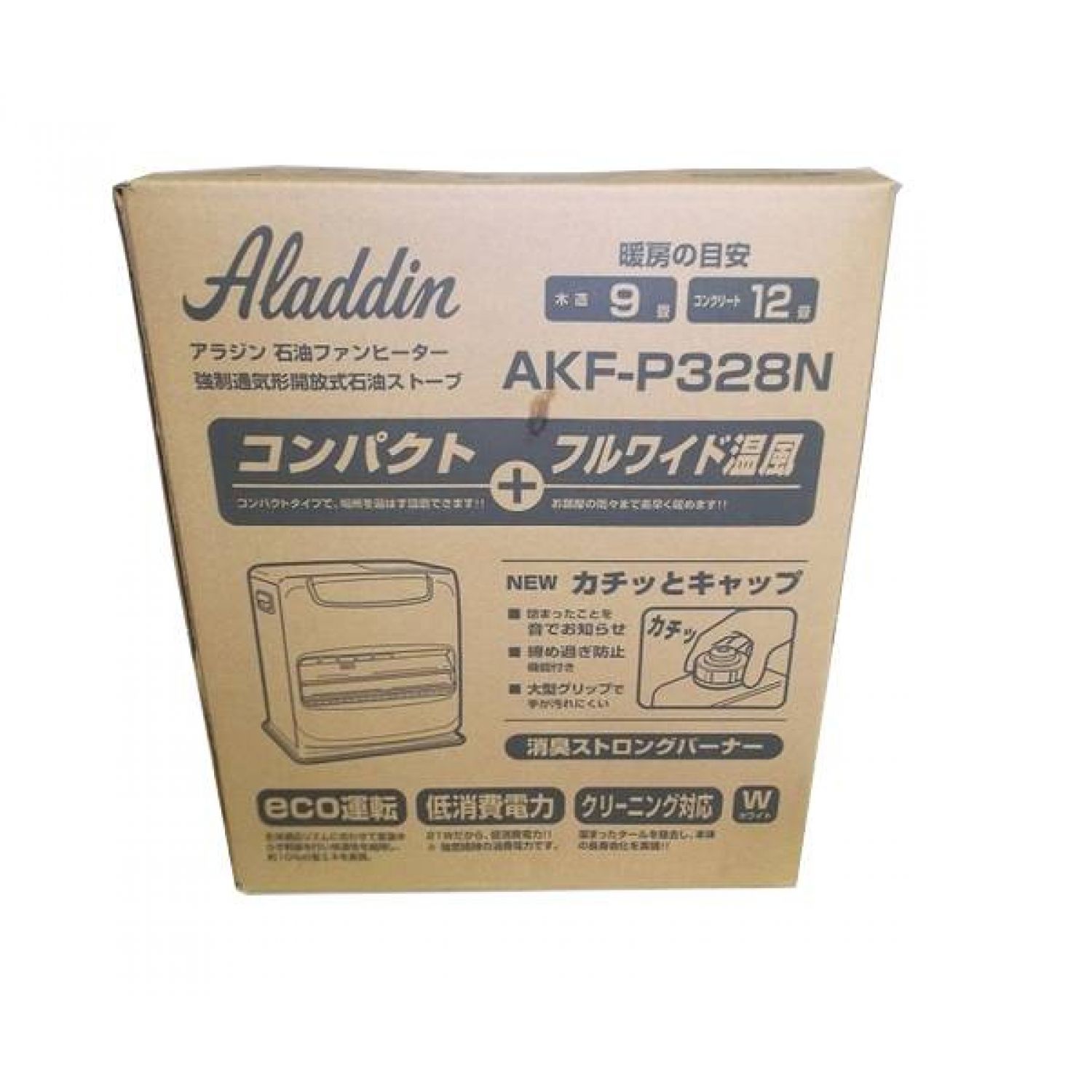 Aladdin 石油ファンヒーター 未使用品 Akf P328n W 9畳 12畳 未使用 未開封品 未使用 未開封品です トレファクonline