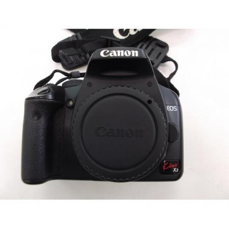 CANON デジタル一眼レフカメラ EOS KISS X2 1240万画素 専用電池 SDカード対応 0310100649 ※レンズ無し/ボディのみ