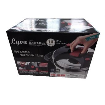 LYON IH対応6L圧力鍋 未使用品 PSCマーク(圧力鍋)有