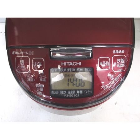 HITACHI (ヒタチ) 圧力＆スチームIH炊飯器 RZ-SG10J 2015年製 5.5合(1.0L) 程度B(軽度の使用感)