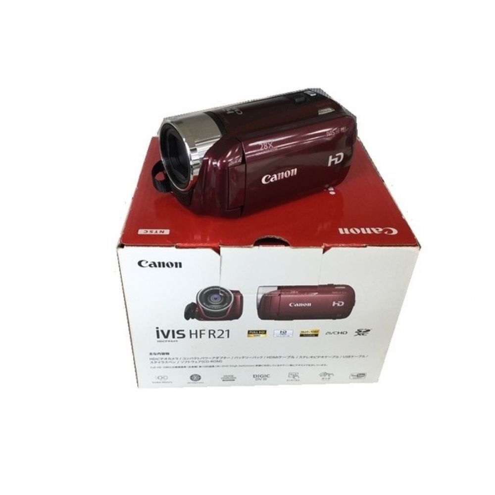 CANON (キャノン) デジタルビデオカメラ SDカード対応 iVIS HF R21 2011年製