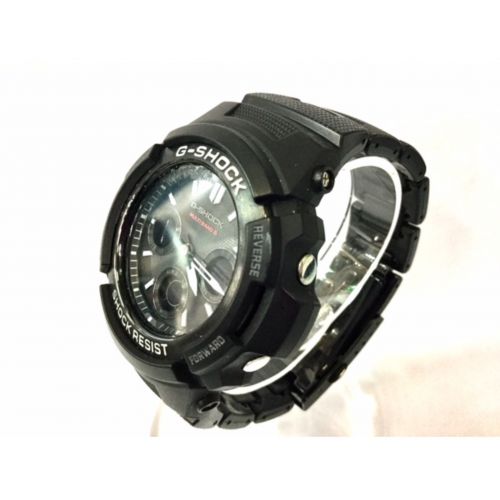 CASIO (カシオ) リストウォッチ ブラック G-SHOCK AWG-M100SBC ソーラー充電 ステンレススチール