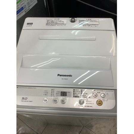 Panasonic (パナソニック) 全自動洗濯機 5.0kg NA-F50B10 2017年製 程度B(軽度の使用感) 50Hz／60Hz