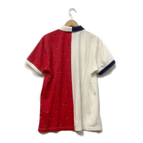 MARK&LONA (マークアンドロナ) ゴルフウェア(トップス) メンズ SIZE XL ホワイト×レッド